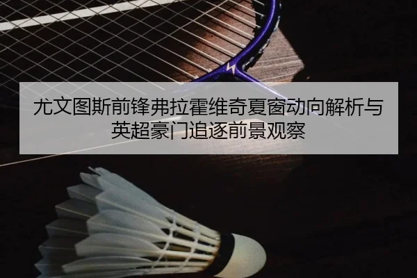 尤文图斯前锋弗拉霍维奇夏窗动向解析与英超豪门追逐前景观察